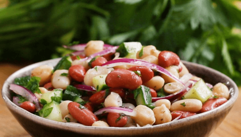 saladas de feijão, receitas de saladas