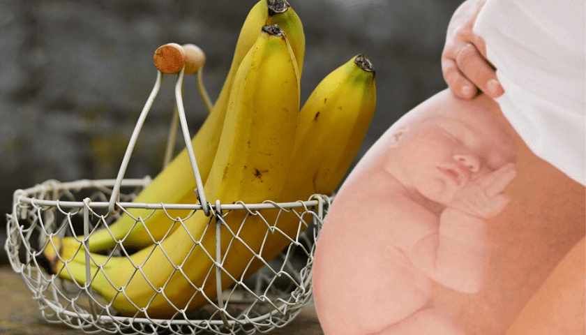 Comer banana na gravidez faz bem para a gravida e para o bebê