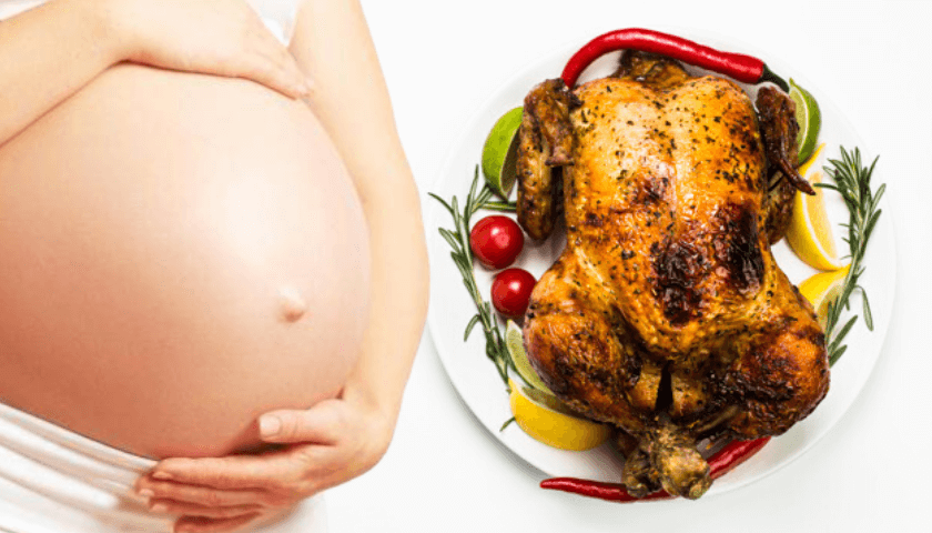 Frango na gravidez, dicas de alimentação