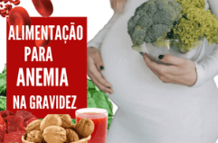 alimentação para anemia na gravidez