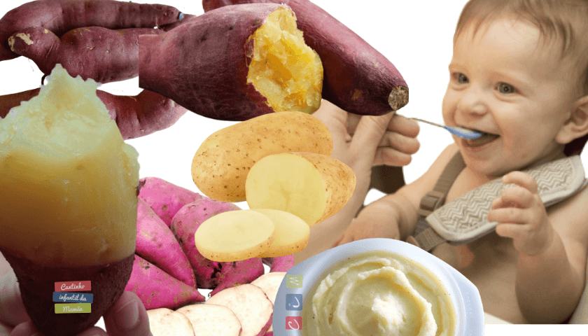 papinha de batata, alimentos ricos em ferro para bebês e crianças