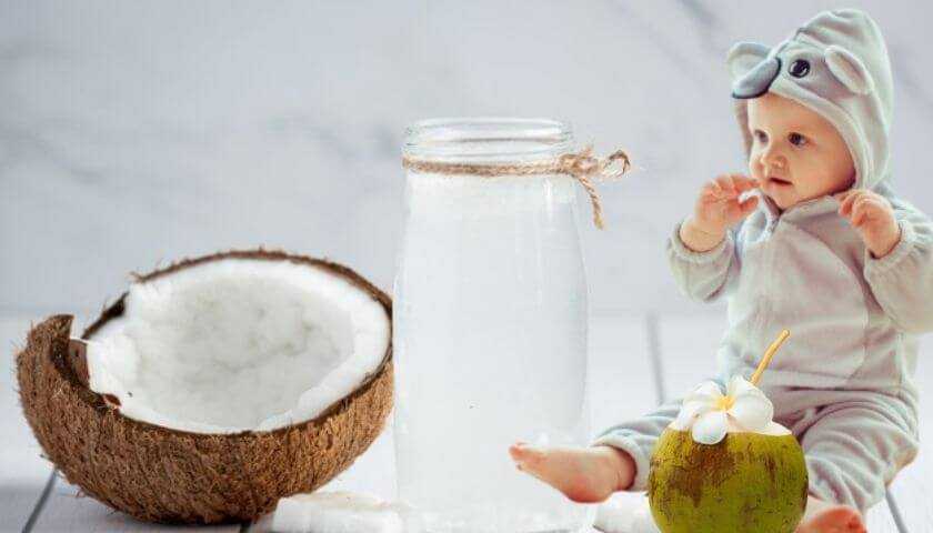 bebes podem tomar agua de coco