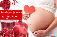 Beneficios da romã na gravidez