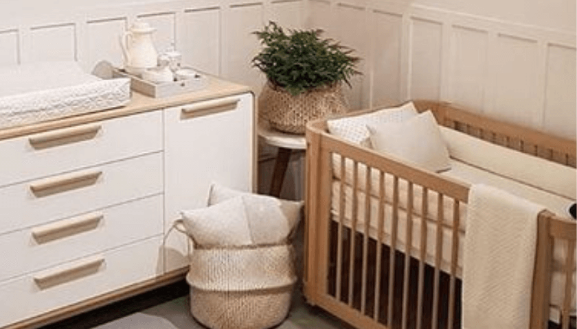 berço e comoda, moveis para quarto infantil decoração