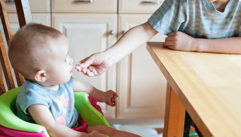 cadeira de alimentação a partir de quantos meses