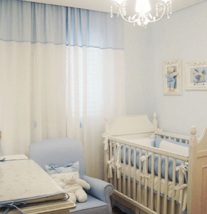 cortina para quarto de bebe