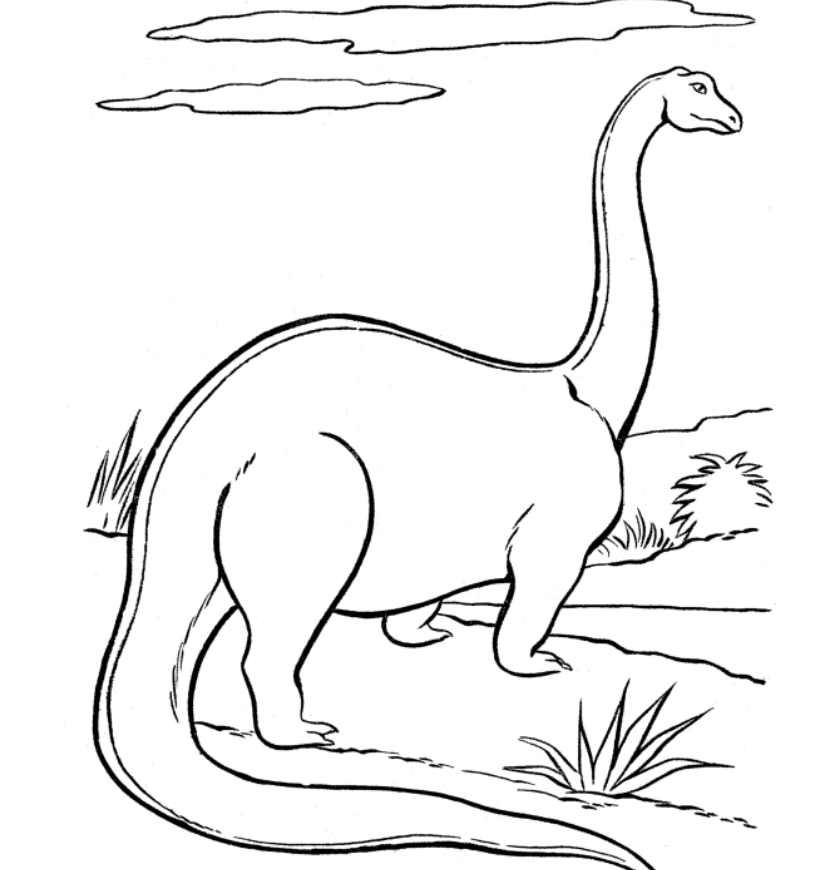 Dinossauro Para Colorir 20 Desenho De Dinossauro Pra Divertir Cantinho Infantil Da Mamãe