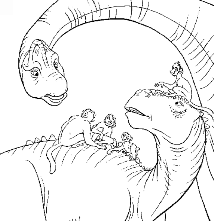 desenho de dinossauro