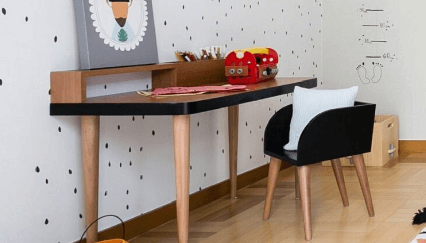  mesa de de estudo para quarto infantil