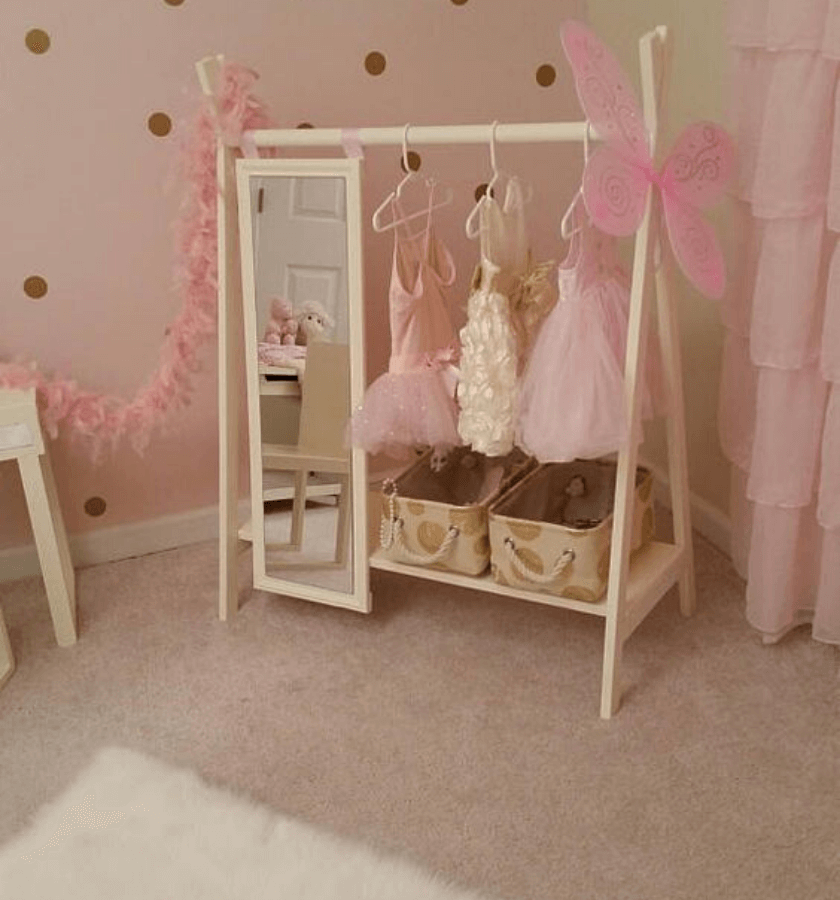 quarto de menina e mobília 