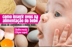 ovo na alimentação do bebe, benefícios e riscos