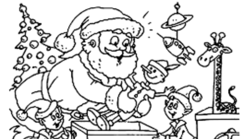 papai noel desenho