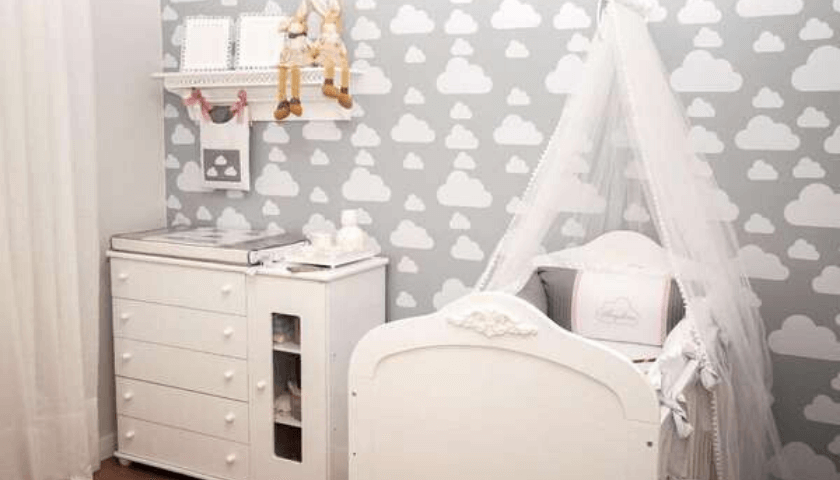 quarto de bebe nuvem