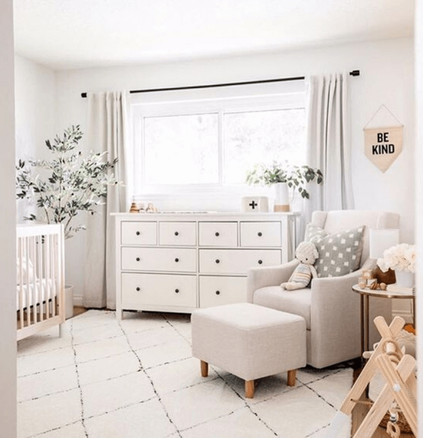 quarto bebe branco