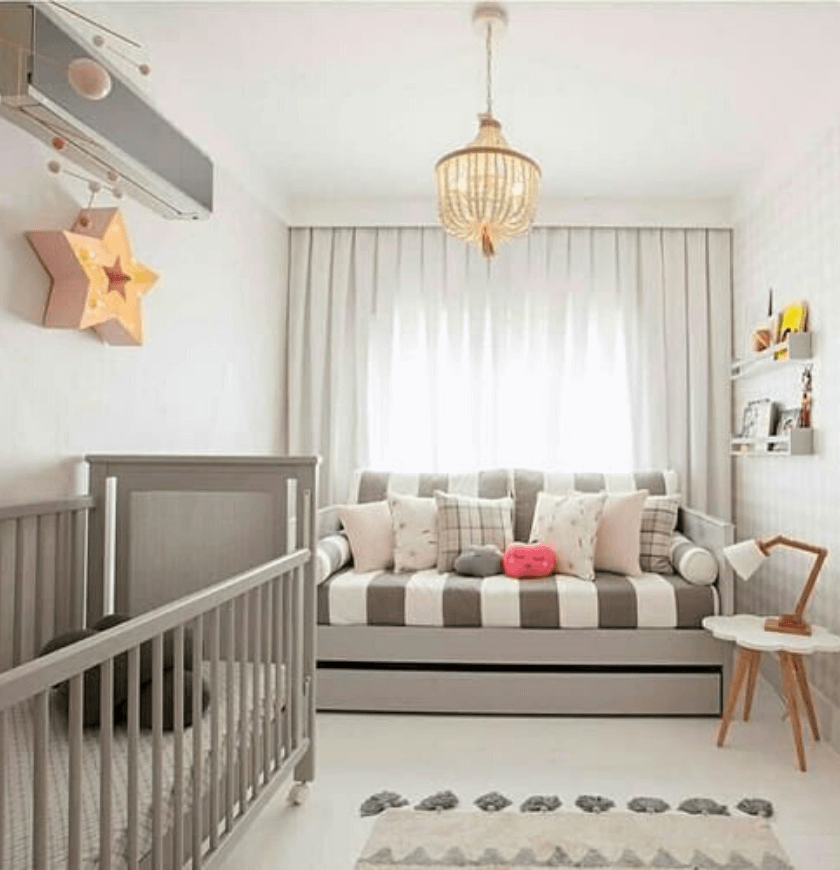 quarto de bebê com cama babá