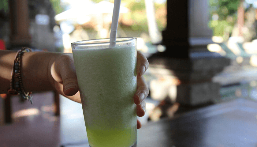 suco verde para grávida receita